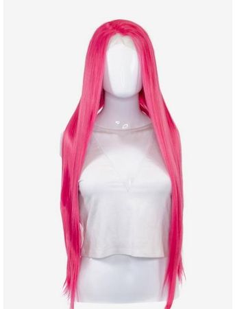 Pink long wig