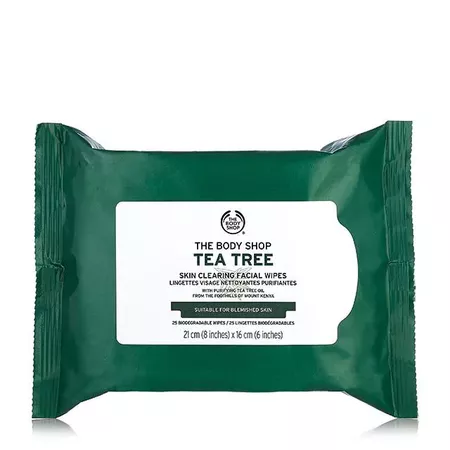 Tea Tree Skin Clearing Facial Wipes | Rengöring & Toners | The Body Shop®