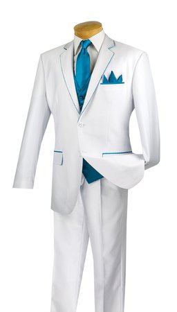 Mens white suit