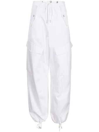 white baggy pants