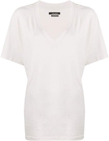 v-neck cotton T-shirt