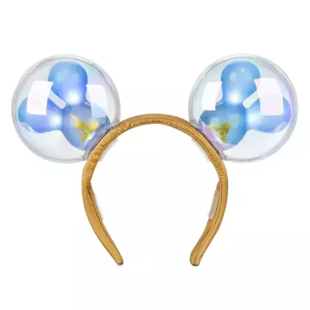 Mickey Mouse Balloon Walt Disney World 50th Anniversary Light-Up Ear Headband for Adults | shopDisney