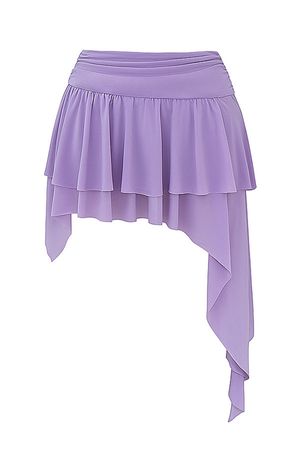Lavender Layered Mini Skirt - Mistress Rock