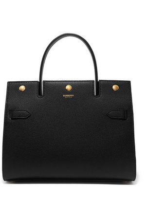 Burberry | Small textured-leather tote | NET-A-PORTER.COM