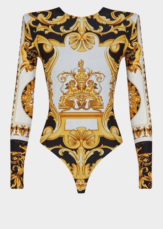 Versace Barocco SS'92 print bodysuit for Women | US Online Store