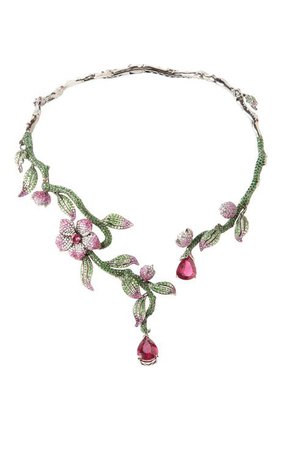 Wendy Yue, ruby necklace