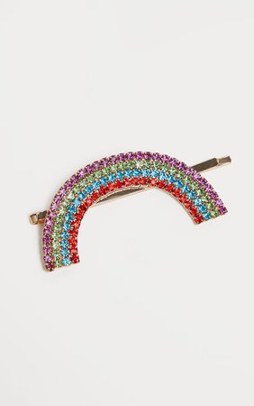 Multi Rainbow Hair Slide | Accessories | PrettyLittleThing AUS