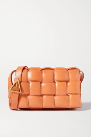 Light brown Cassette padded intrecciato leather shoulder bag | Bottega Veneta | NET-A-PORTER