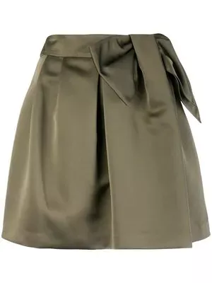 P.A.R.O.S.H. bow detail mini skirt
