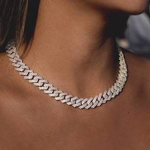 cuban link necklace silver - Google Search