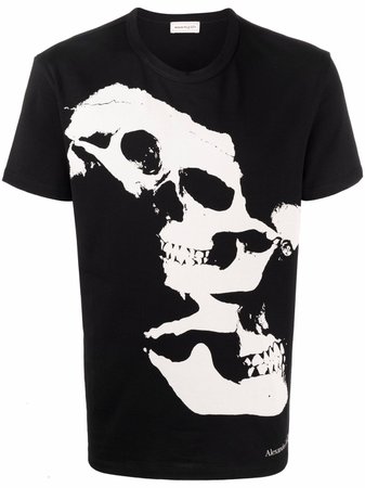Alexander McQueen skull-print short-sleeved T-shirt