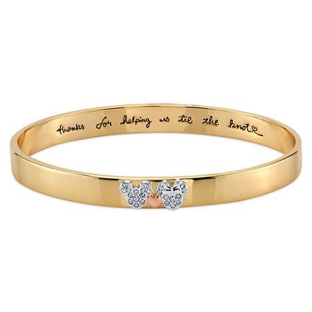 Mickey and Minnie Mouse ''Tie the Knot'' Bracelet | shopDisney