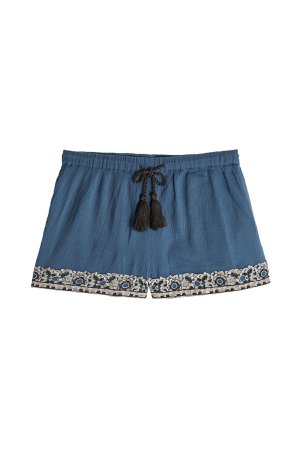 Embellished Cotton Shorts Gr. M