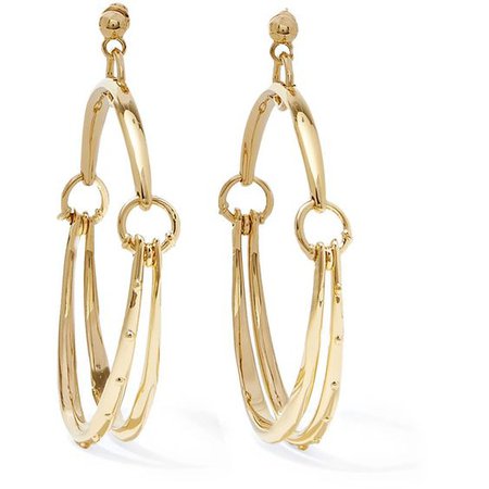 Chloé Nile gold-tone hoop earrings