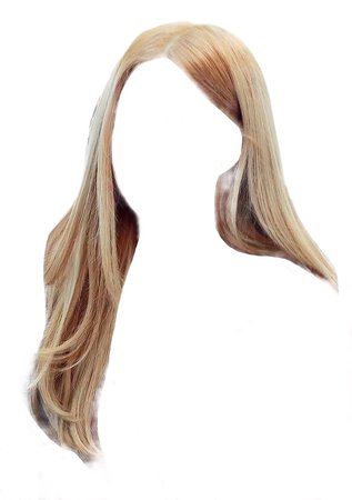 long blonde straight hair