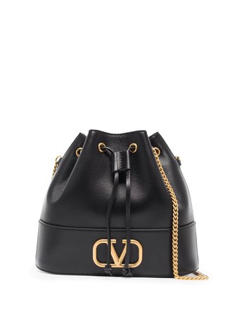 Valentino Garavani VLogo Leather Mini Bag - Farfetch