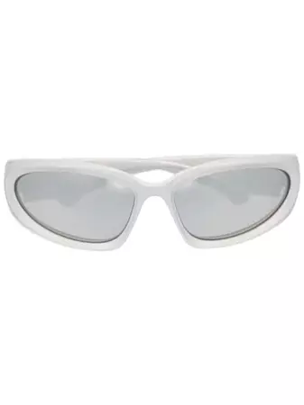 Balenciaga Eyewear BB0157S wraparound-frame Sunglasses - Farfetch
