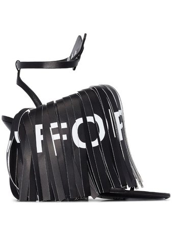 Off-White fringed 110mm sandals $2,650 - Buy AW19 Online - Fast Global Delivery, Price