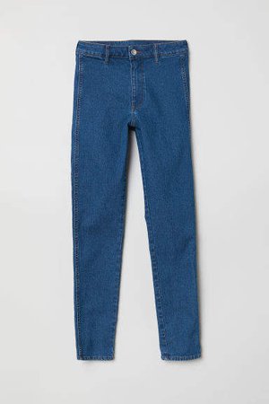 Skinny High Ankle Jeans - Blue