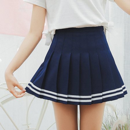 Blue skirt