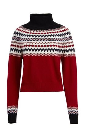 Denali Fair Isle Cashmere Sweater By Khaite