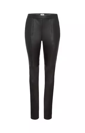 Buy SOCIALITE European Black Leather Trousers online - Carlisle Collection