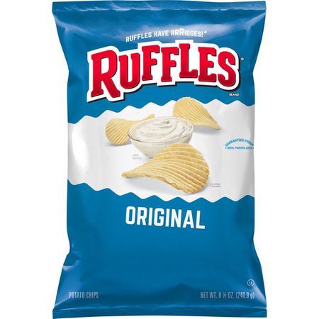 Ruffles Potato Chips Original 8.5 Oz - Walmart.com
