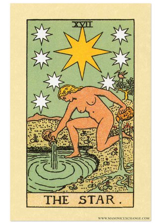 The Star tarot card