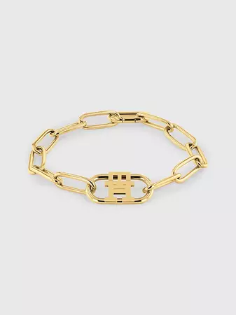 Gold-Plated Link Bracelet | Gold | Tommy Hilfiger