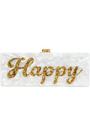 Flavia glittered acrylic clutch | EDIE PARKER | Sale up to 70% off | THE OUTNET