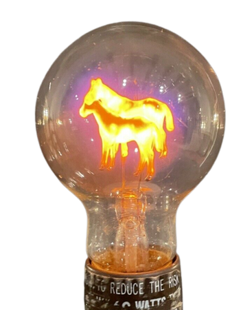 horse lightbulb