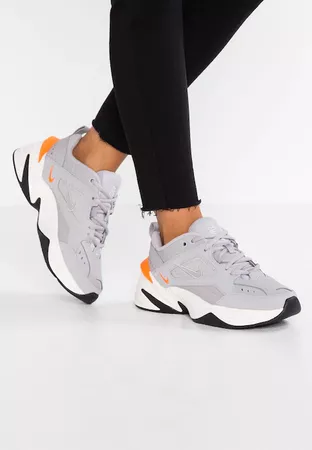 Nike Sportswear M2K TEKNO - Sneakers - atmosphere grey/phantom/total orange/black - Zalando.dk