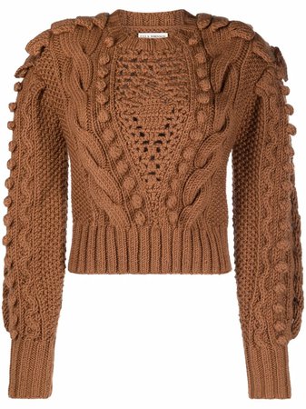 Shop Ulla Johnson Verena chunky knit sweater with Express Delivery - FARFETCH
