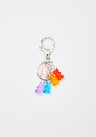 Rainbow Gummy Bear Candy Key Chain | Dolls Kill
