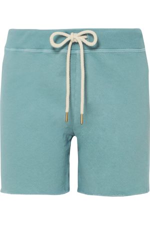 The Great | The Sweat frayed loopback cotton-jersey shorts | NET-A-PORTER.COM