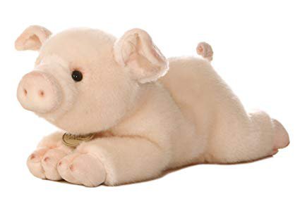 Aurora Pig Miyoni Plush Stuffed Animal 11": Aurora: Amazon.ca: Toys & Games