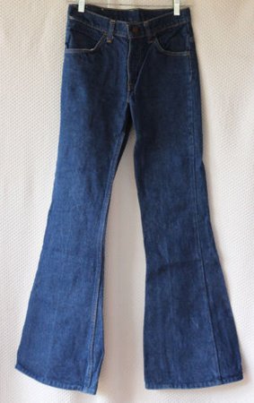 Vintage Women's Levi's Jeans Orange tab high waist bell bottom 28 X 33 | eBay