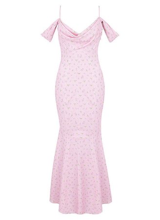 light pink mermaid dress gown