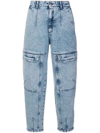 Stella McCartney Front Zipped Jeans - Blue