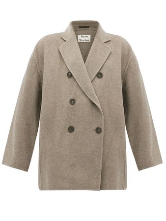 ACNE STUDIOS Odine double-breasted wool peacoat