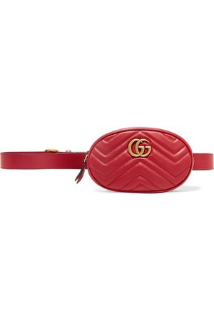 Gucci | GG Marmont quilted leather belt bag | NET-A-PORTER.COM