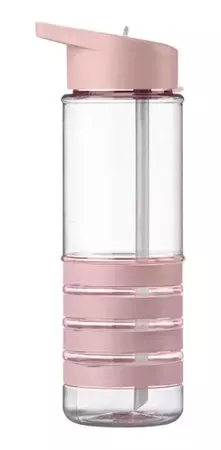 pink water bottle