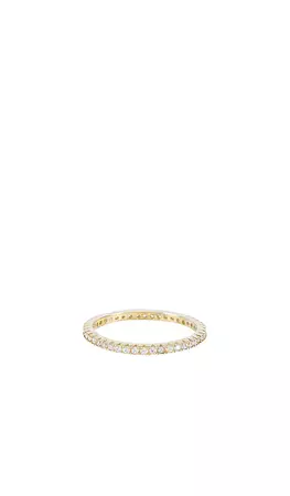 The M Jewelers NY The M Essential Pave Band in Gold | REVOLVE