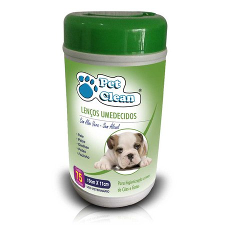 Lenço Umedecido Pet Clean - Cobasi