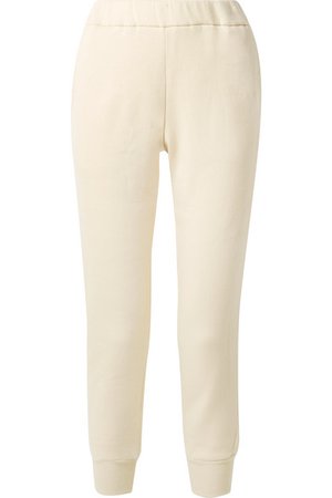 The Row | Angeles cotton-fleece track pants | NET-A-PORTER.COM