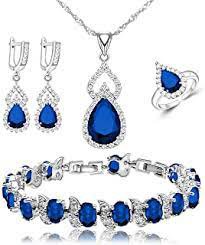 blue jewelry - Google Search