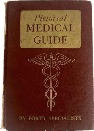 vintage medical book