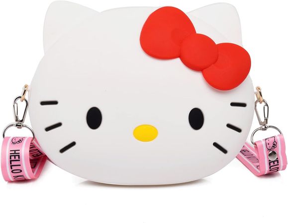 Amazon.com: Kawaii Hello Kitty Bag Cute Hello Kitty Wallet Cartoon Animal Shoulder Bag Kitty Cat Purse for Girls Birthday Gifts : Clothing, Shoes & Jewelry