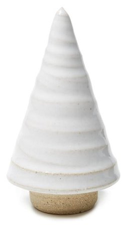 Farmhouse Pottery - Spruce Tree Figurine, White | One Kings Lane
