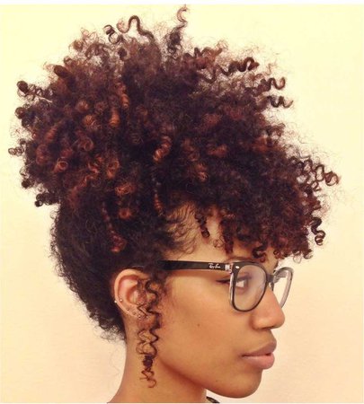 Curly Updo #woc